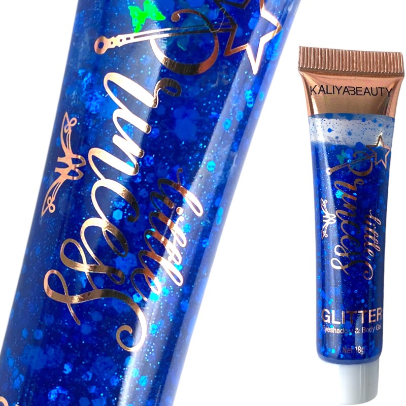 Brokat do zdobienia twarzy ciała włosów glitter GEL