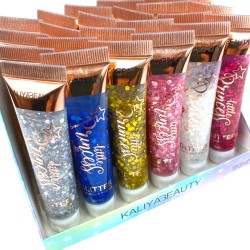Brokat do zdobienia twarzy ciała włosów glitter GEL