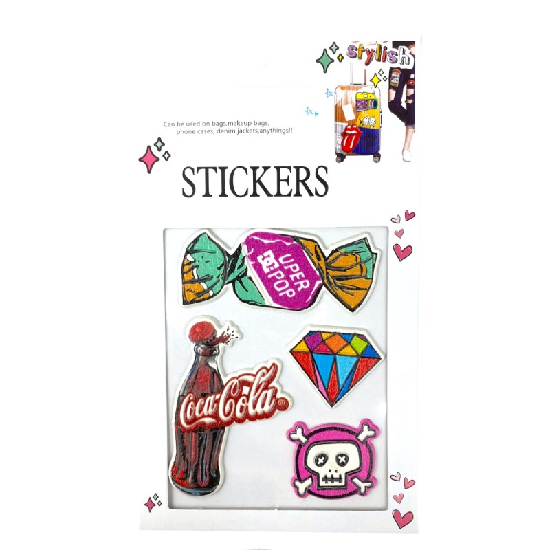 Naklejki wlepki Cola Słodycze