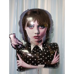 Duży balon foliowy Wednesday Addams