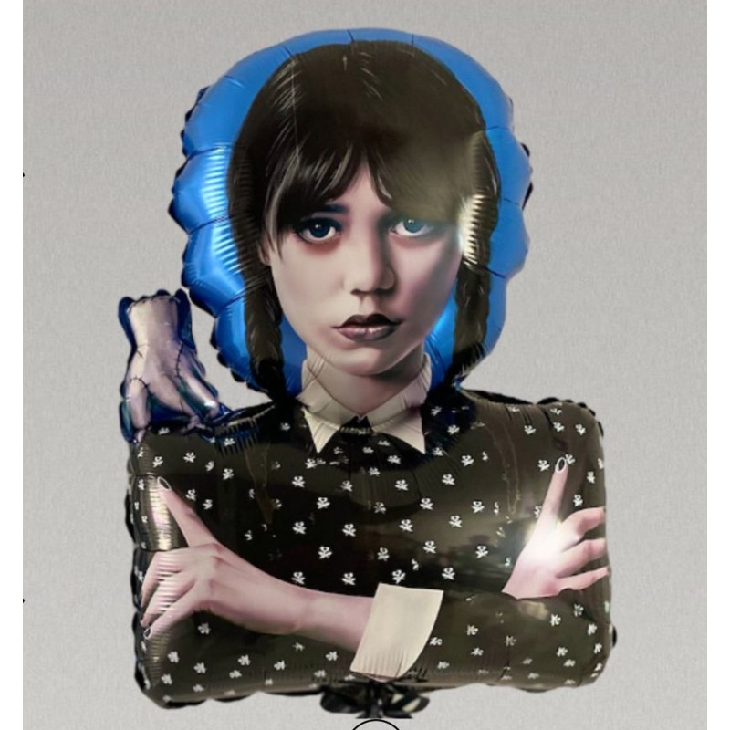 Duży balon foliowy Wednesday Addams