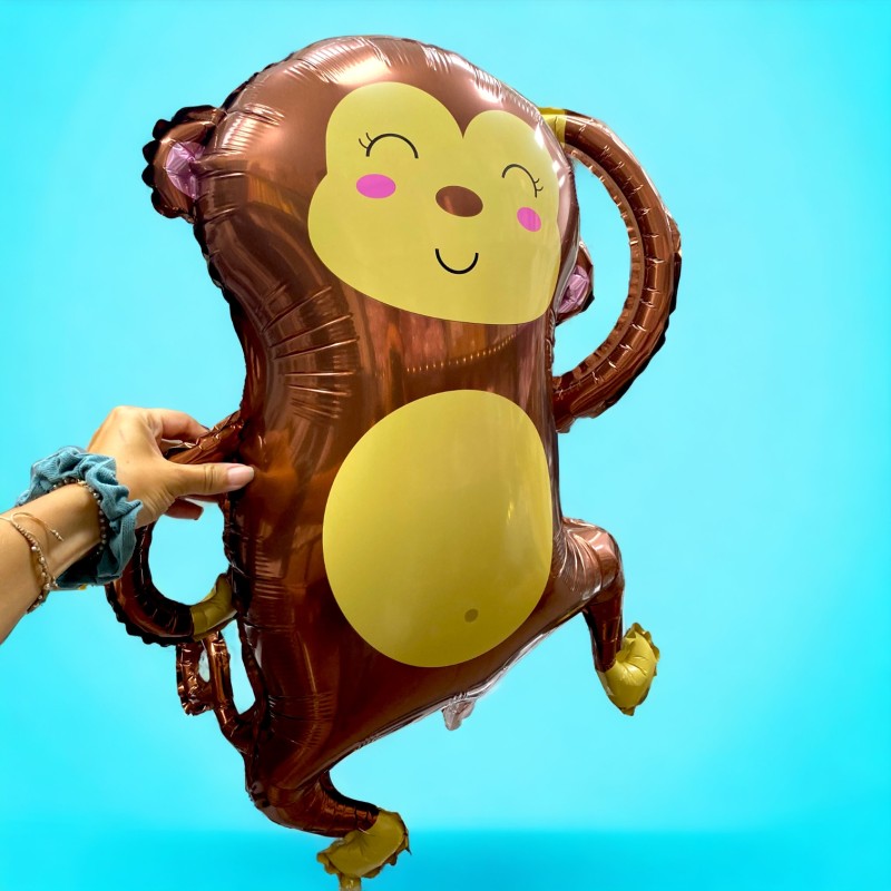 Balon foliowy ZOO Małpa Safari 60x76 cm