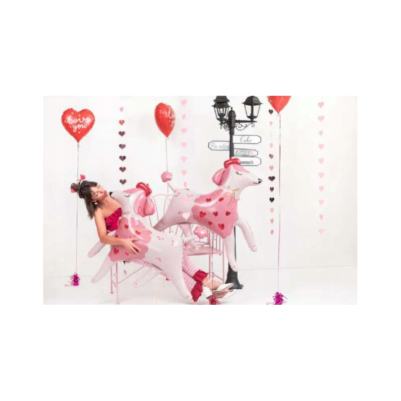 Balon foliowy Pies Piesek Pudel 72x84 cm
