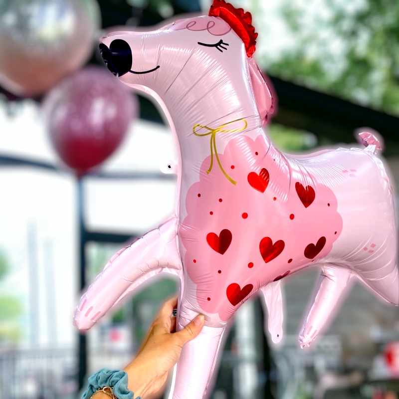 Balon foliowy Pies Piesek Pudel 72x84 cm