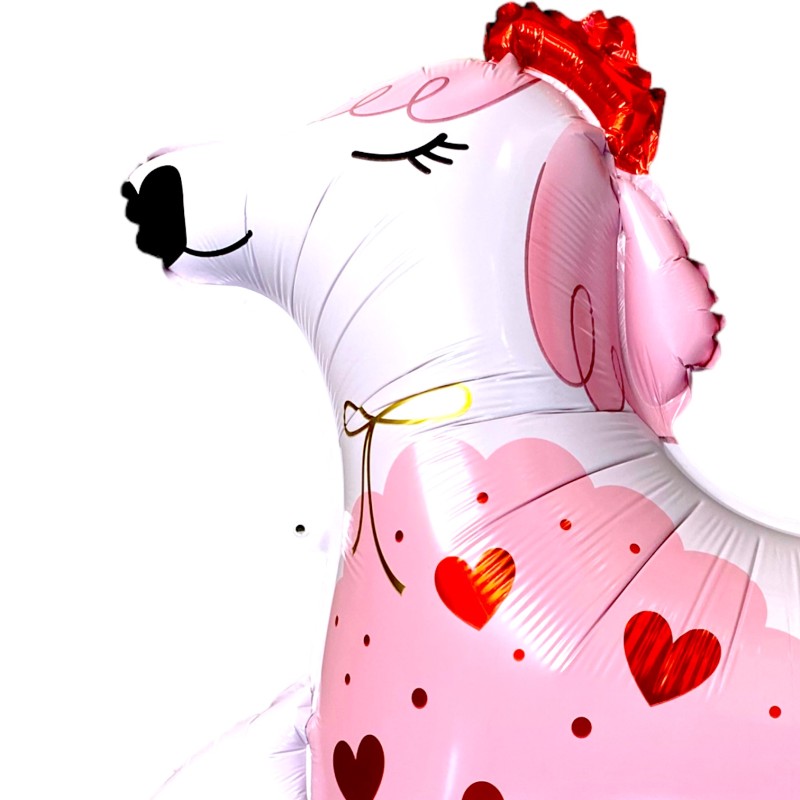 Balon foliowy Pies Piesek Pudel 72x84 cm