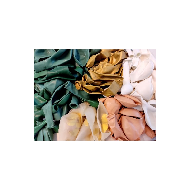 Girlanda Balonowa Oliwkowa Boho