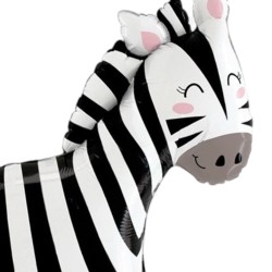Balon foliowy Zebra ZOO Safari 64x83 cm