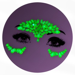 Kryształki świecące fluo Glow in the dark