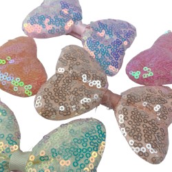 Spinka kokardka z cekinami