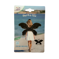 Balon Skrzydła Czarne Motyl