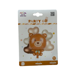 Zestaw Balonów satynowych nude Miś