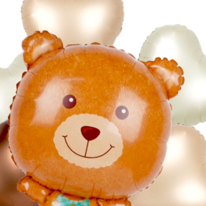 Zestaw Balonów satynowych nude Miś