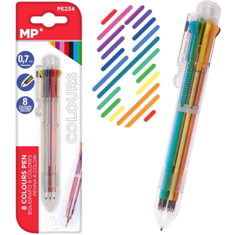 Długopis 8 kolorów
