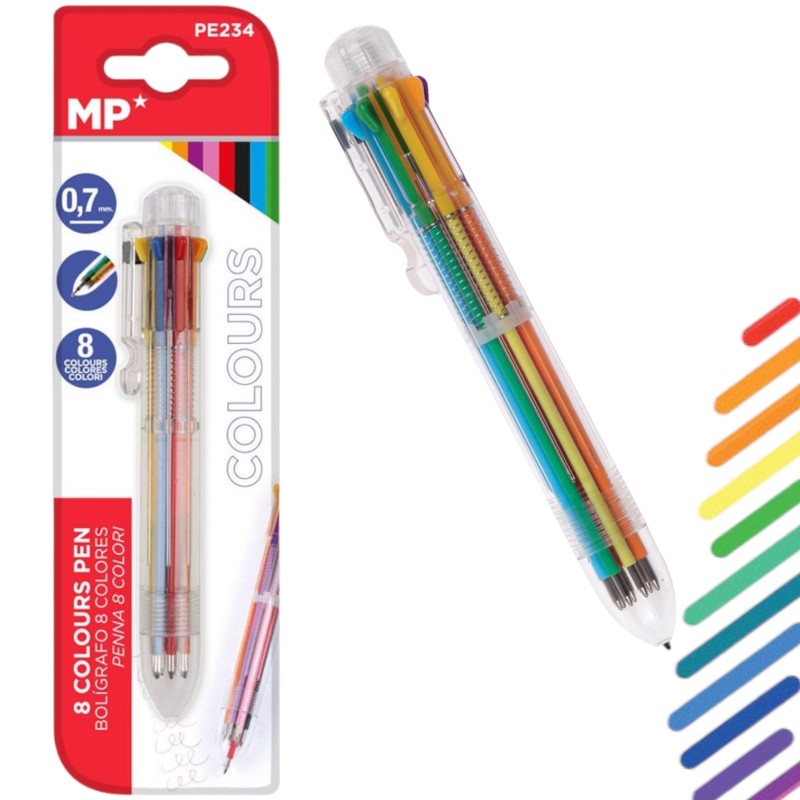 Długopis 8 kolorów