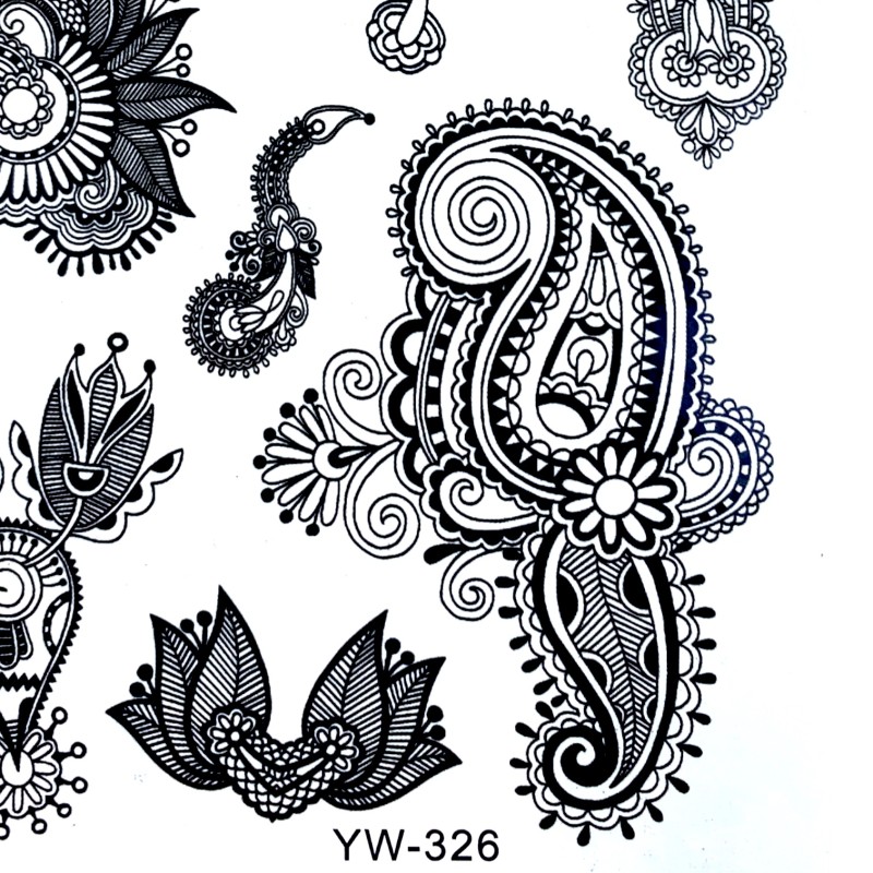 Tatuaż zmywalny henna tatuaże
