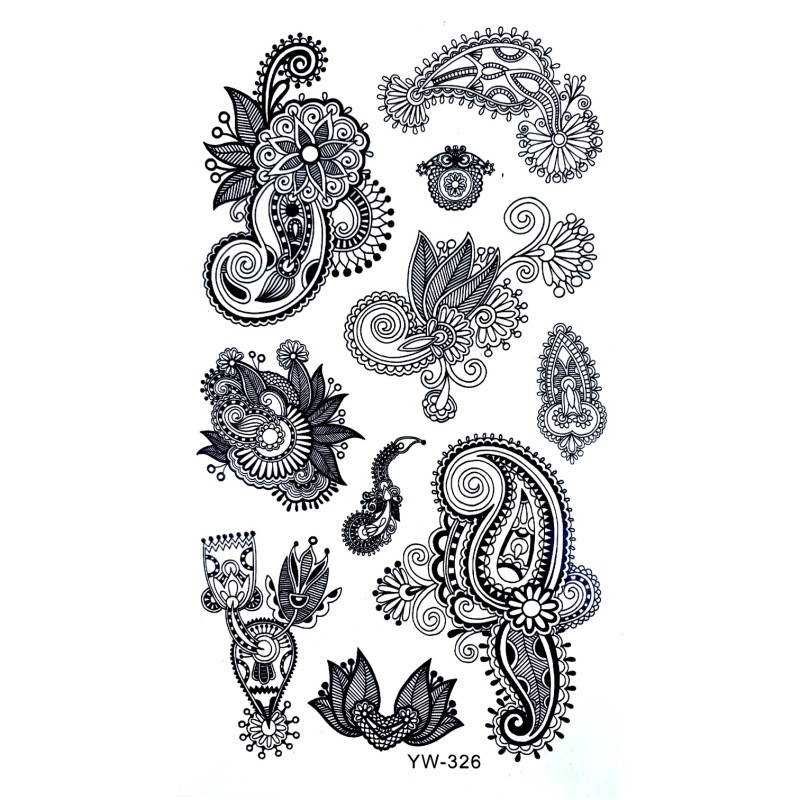 Tatuaż zmywalny henna tatuaże