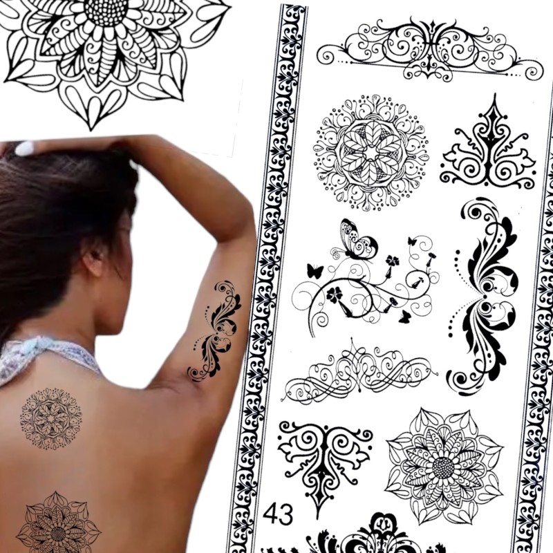 Tatuaż zmywalny henna tatuaże