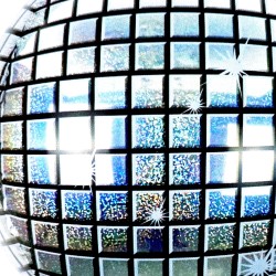 Balon foliowy 3D kula Dyskotekowa DISCO lata 90