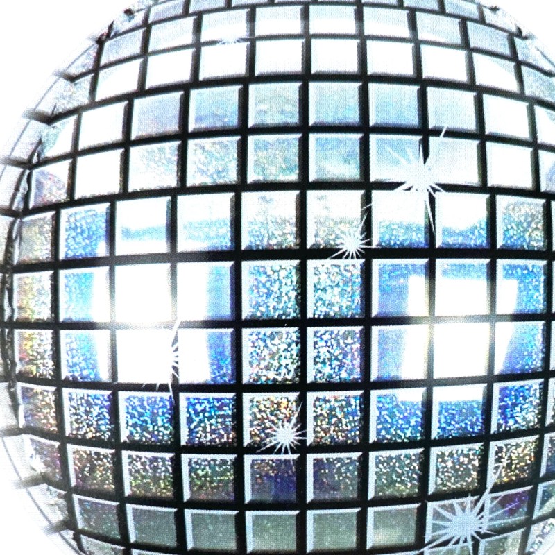 Balon foliowy 3D kula Dyskotekowa DISCO lata 90