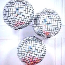Balon foliowy 3D kula Dyskotekowa DISCO lata 90