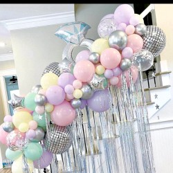 Balon foliowy 3D kula Dyskotekowa DISCO lata 90