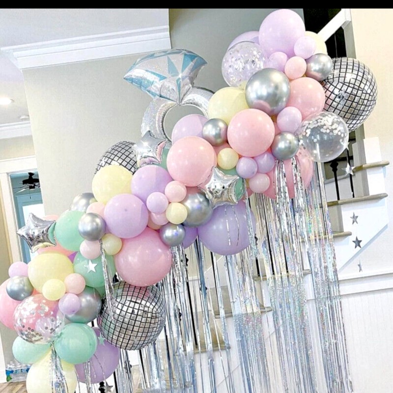 Balon foliowy 3D kula Dyskotekowa DISCO lata 90