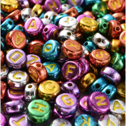 Koraliki LITERKI kolorowe do bransoletek DIY 18 g