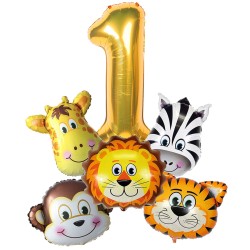 Zestaw balonów złota cyfra...