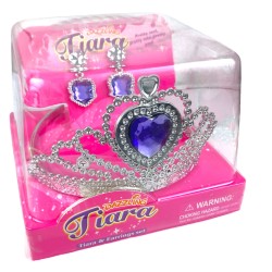 Korona fioletowa strój księżniczka Zosia