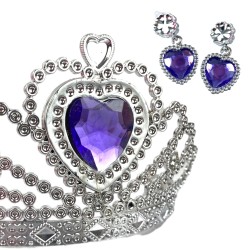 Korona fioletowa strój księżniczka Zosia