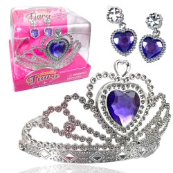 Korona fioletowa strój księżniczka Zosia