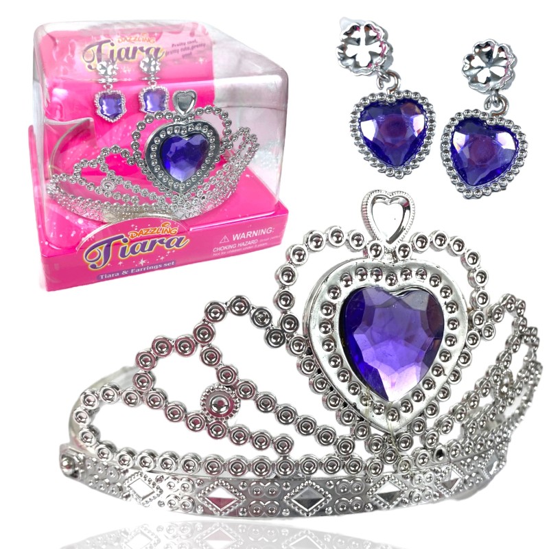 Korona fioletowa strój księżniczka Zosia