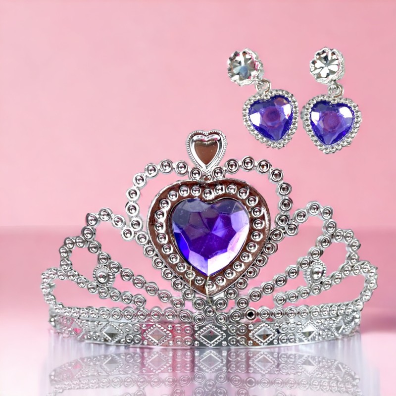 Korona fioletowa strój księżniczka Zosia