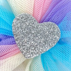 Tęczowe spinki do włosów jednorożec