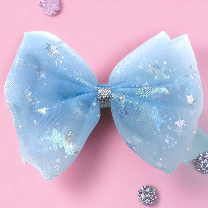 Tęczowe spinki do włosów jednorożec