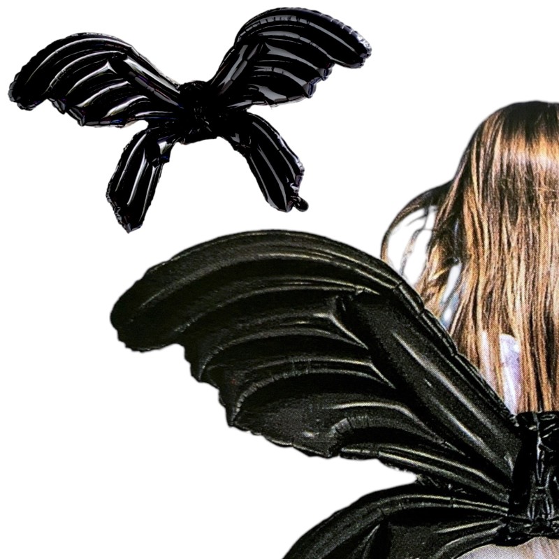 Balon Skrzydła Czarne Motyl
