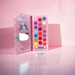 Malowidła paletka Syrenka DIY Farbki malowidła brokaty