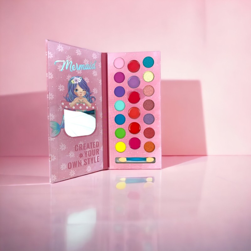 Malowidła paletka Syrenka DIY Farbki malowidła brokaty