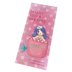 Malowidła paletka Syrenka DIY Farbki malowidła brokaty