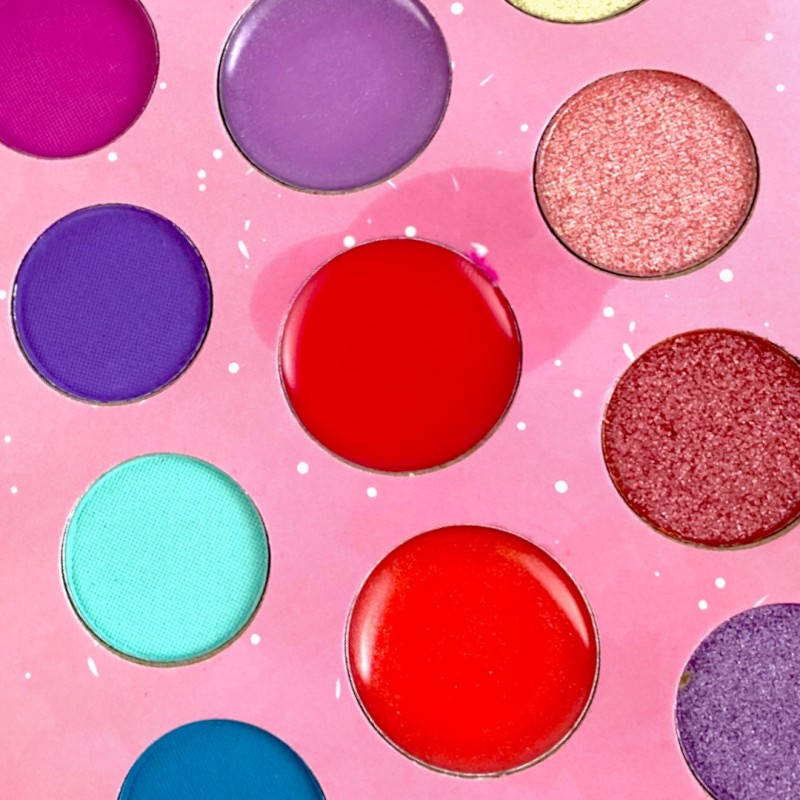 Malowidła paletka Syrenka DIY Farbki malowidła brokaty