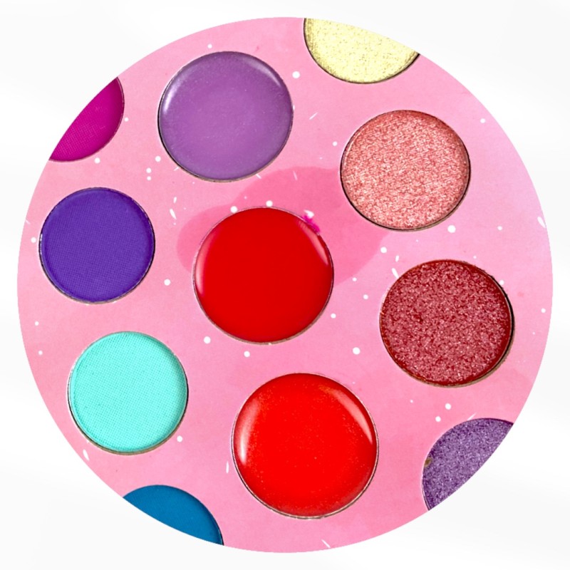 Malowidła paletka Syrenka DIY Farbki malowidła brokaty