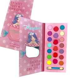 Malowidła paletka Syrenka DIY Farbki malowidła brokaty