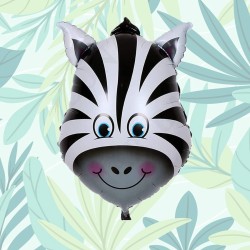 Zestaw balonów złota cyfra 80cm Zoo SAFARI Dżungla ZOO