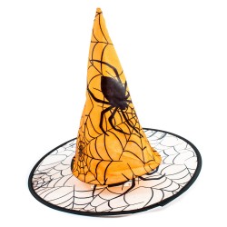 Kapelusz Czarownica Wiedźma Halloween Bal KOLOROWE