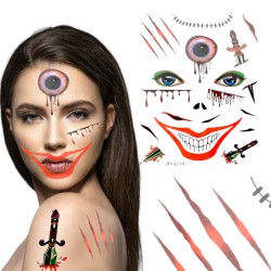 Tatuaż Makijaż Halloween TATOO Zombie