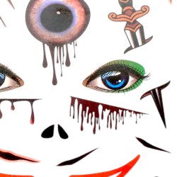 Tatuaż Makijaż Halloween TATOO Zombie