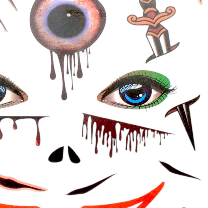 Tatuaż Makijaż Halloween TATOO Zombie