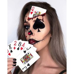 Tatuaż halloween horror poker Zombie