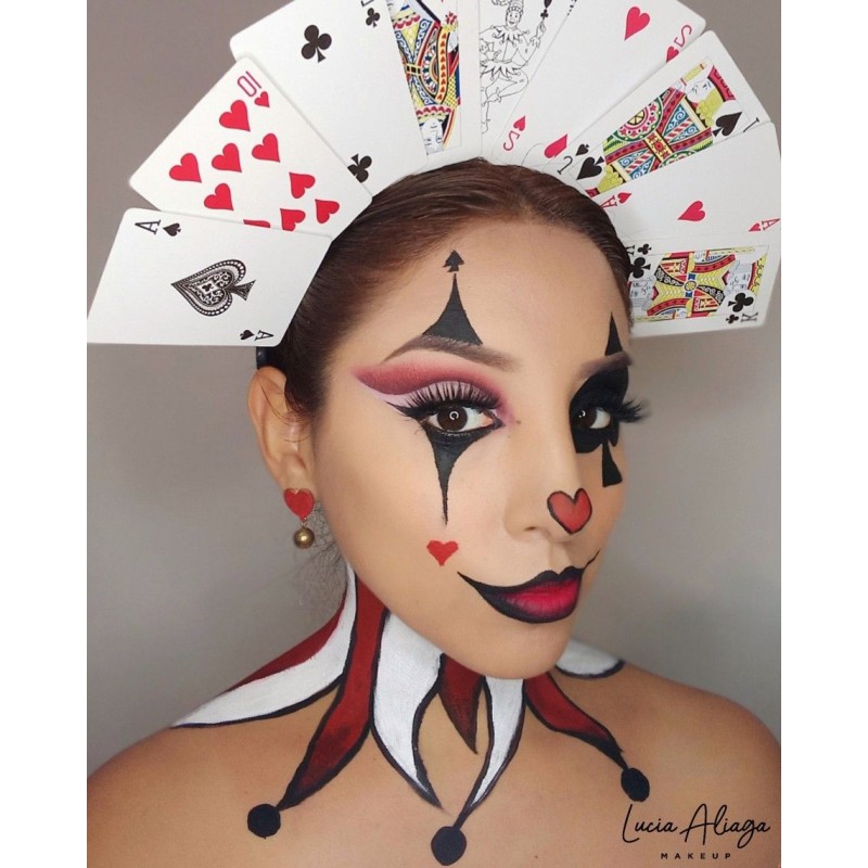 Tatuaż halloween horror poker Zombie