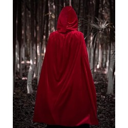 Peleryna Aksamitna dla dziecka z kapturem Mag Kapturek